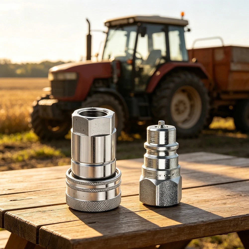 2X Quick Connect Hydraulic Coupler for AM102487, AM102420