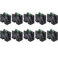 10 Pack Momentary Push Button Contact Blocks for Electrical Applications