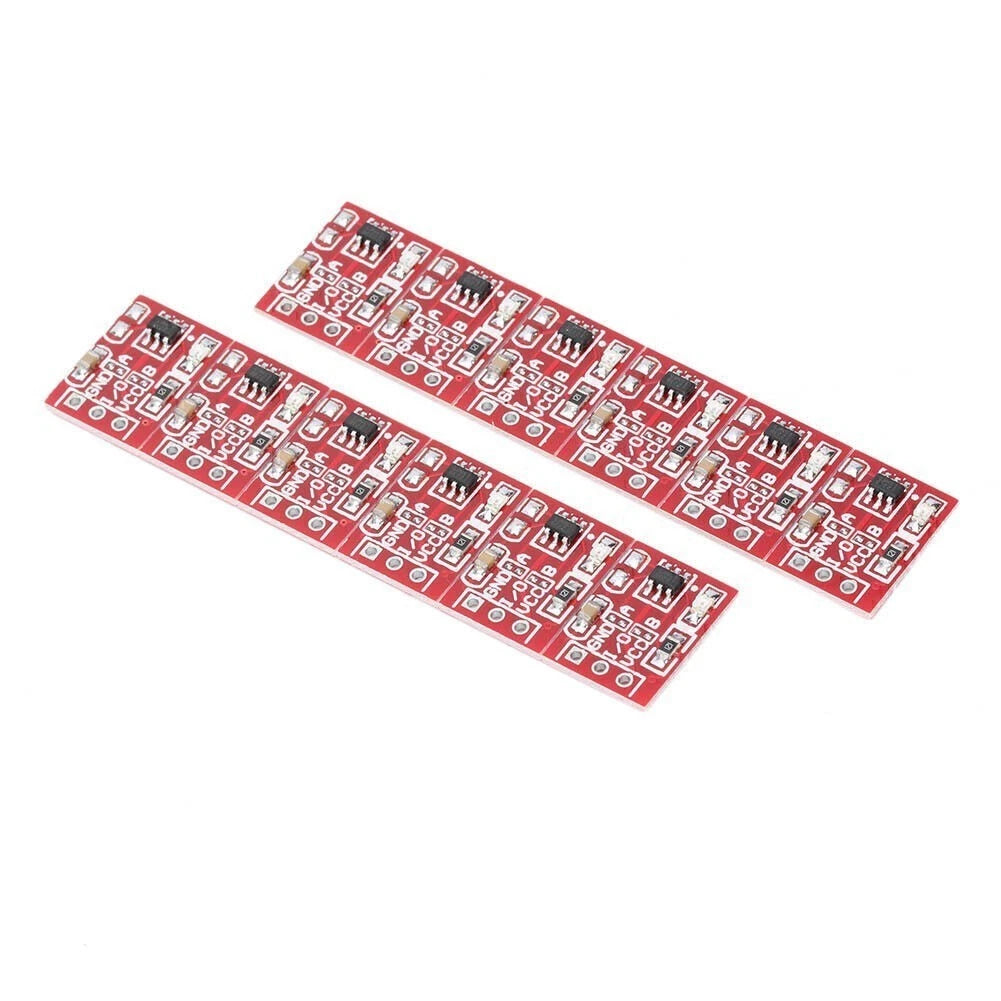 10Pcs TTP223 Capacitive Touch Switch Button Module for Various Applications