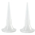 Caulking Nozzle for Home Improvement Tools (Plastic, White)