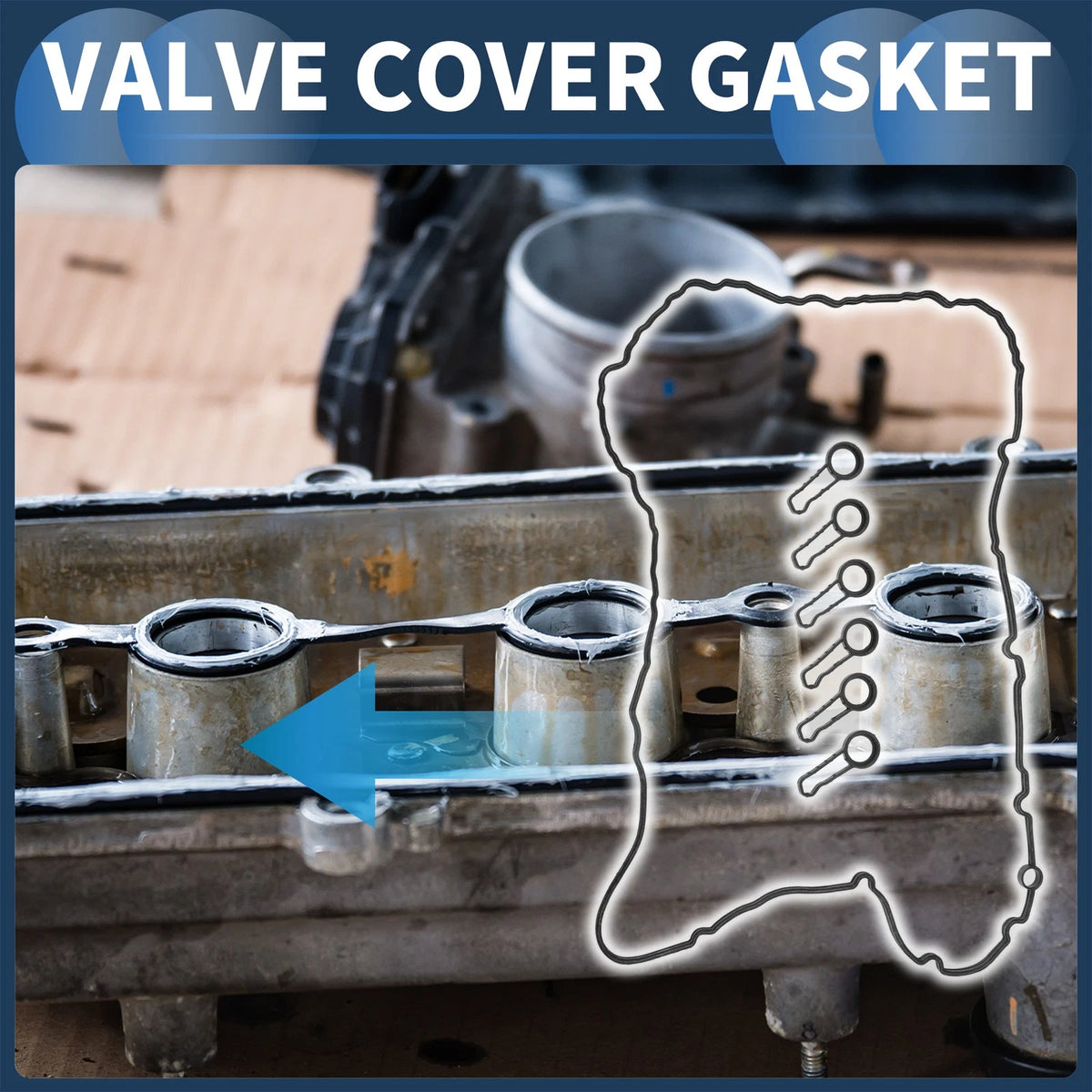 Valve Cover Gasket Set for BMW 540d (2018–2018)