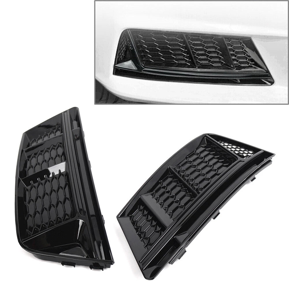 Front Bumper Lower Grill Fog Light Grille for Audi A4 B9 (2016–2018)