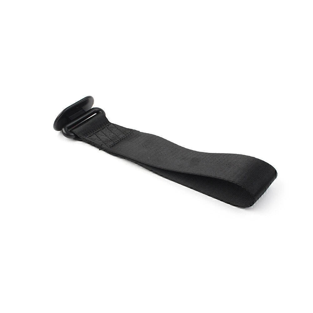 Tow Strap for Universal Car (Rally Hook, Black)