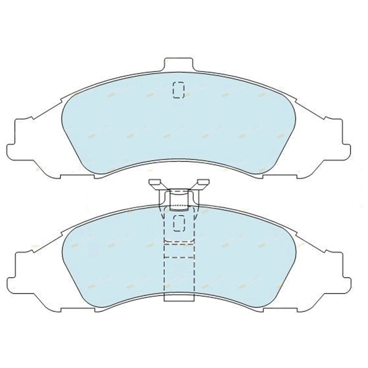 Set of 4 Bendix Ultimate Front Disc Brake Pads for Caprice Statesman WH WK WL (1999–2006)