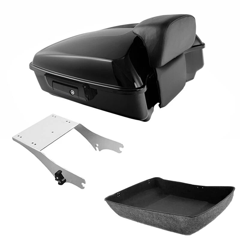 Chopped Trunk Mount Rack for Harley Touring Road King Glide (1997–2008)