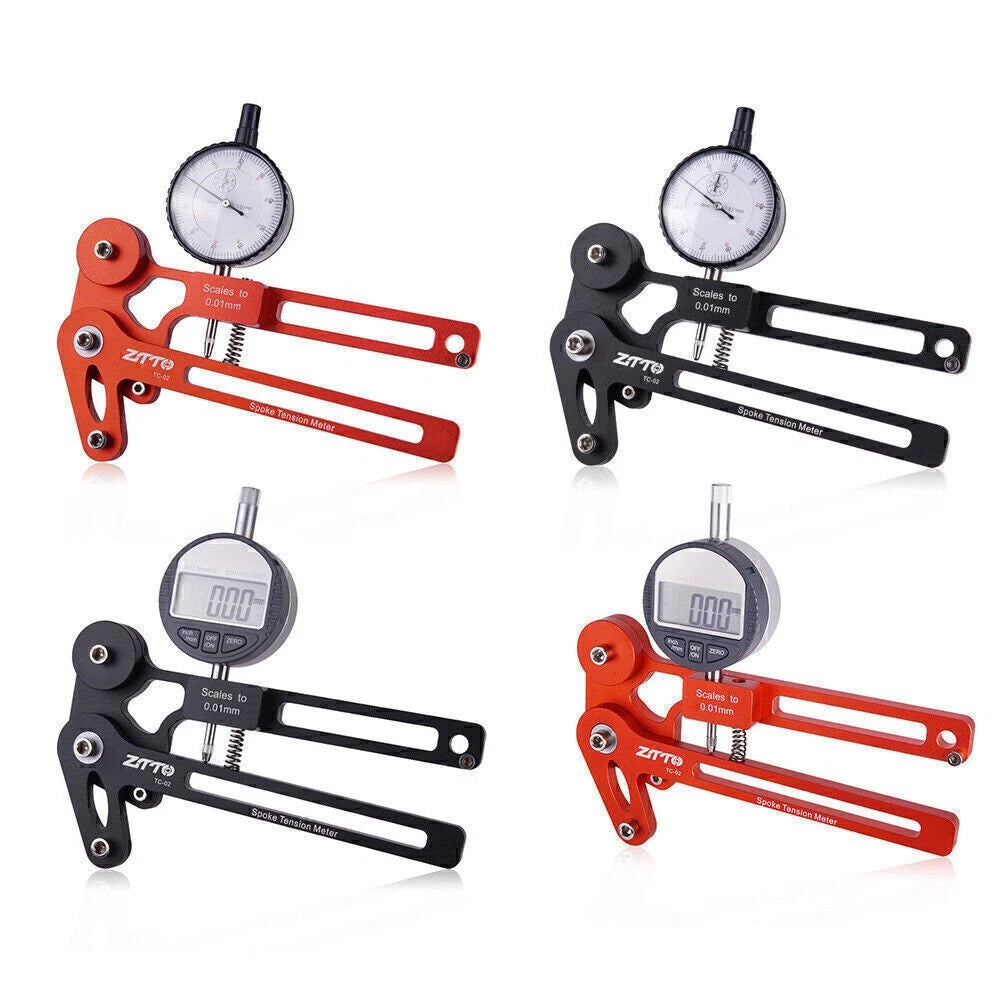 ZTTO /Cycle /bicycle Spoke Tension Meter Wheel Steel Ring Correction Gauge Tool