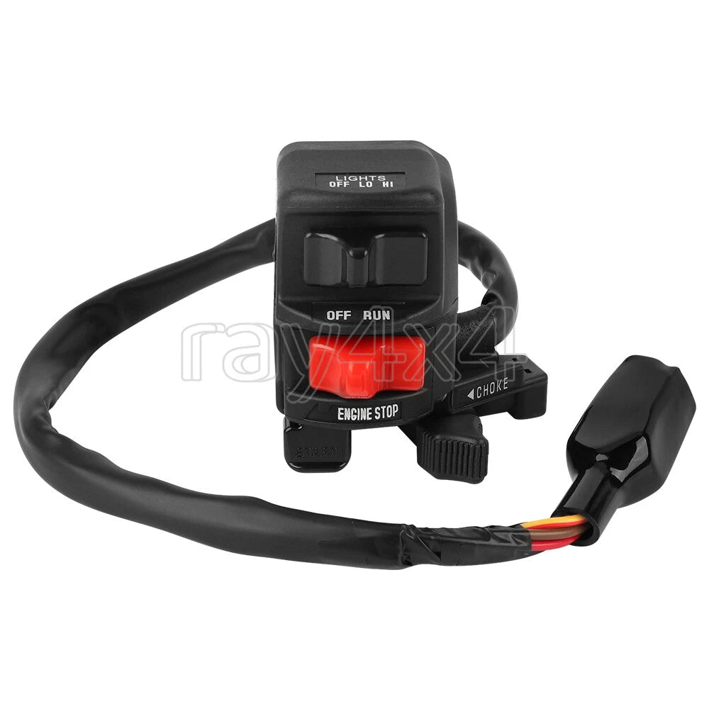 Handlebar Switch Start Kill Headlight for Kawasaki Bayou 300 400 (1990–2004)