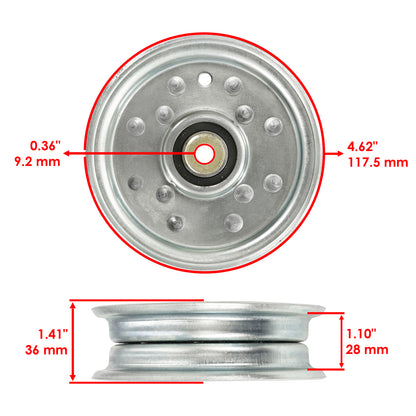 Deck Idler Pulley Replacement for Snapper ZT 2246 ZT 2548 (2000–2015)