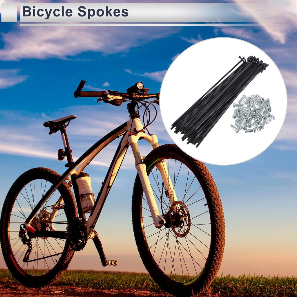 Bicycle Spoke Nipples Replacement Set 13G 45 Steel 138mm Universal (Universal)