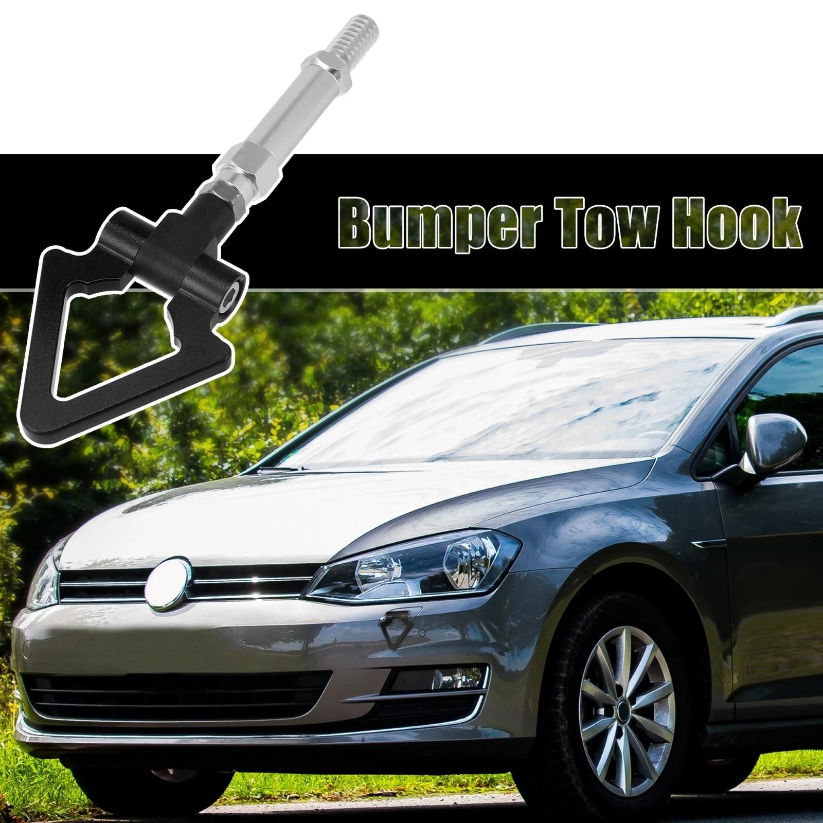 Tow Hook Screw Front Rear Bumper Replacement for Volkswagen Golf GTI (2015–2021)