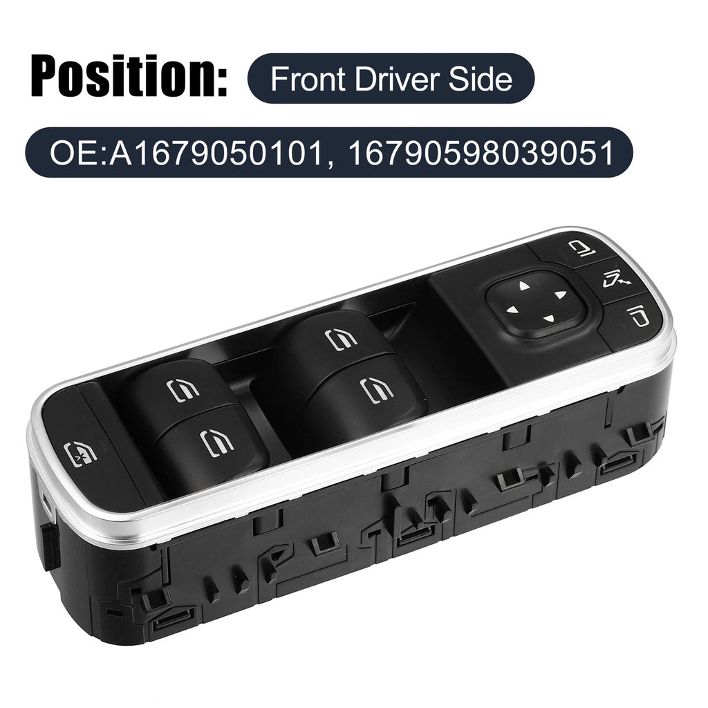 Left Side Power Window Switch Master for Mercedes A220 CLA250 (2019–2021)
