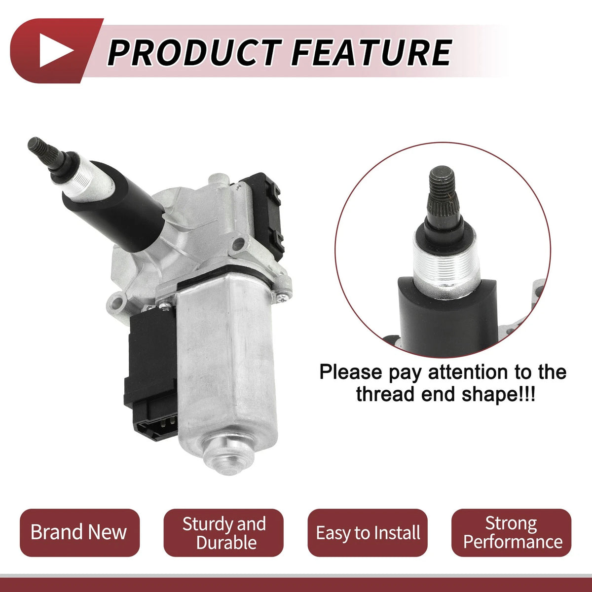 Rear Windshield Wiper Motor for Jeep Grand Cherokee (1993–1998) No. 55154787
