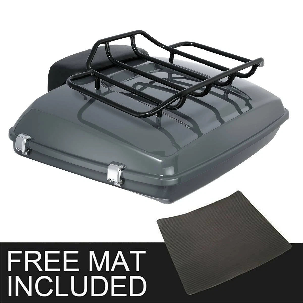 Backrest Pad for Harley Touring (2014–2025) Gunship Gray