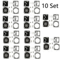 Set of 10 Carburetor Kits for Husqvarna 340 345 346 350 346XP Zama RB-122