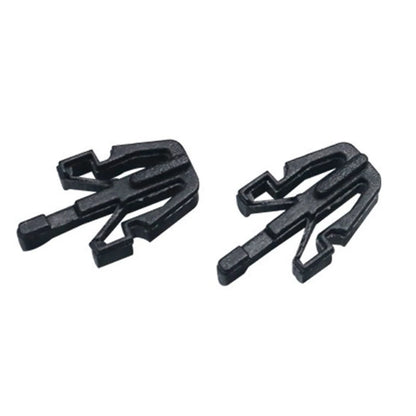 Pack of 50 Black Plastic Grille Retainer Clips for Various Applications