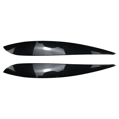 Headlight Eyebrow Eyelid Molding Trim for VW Polo 9N (2005–2009) Carbon