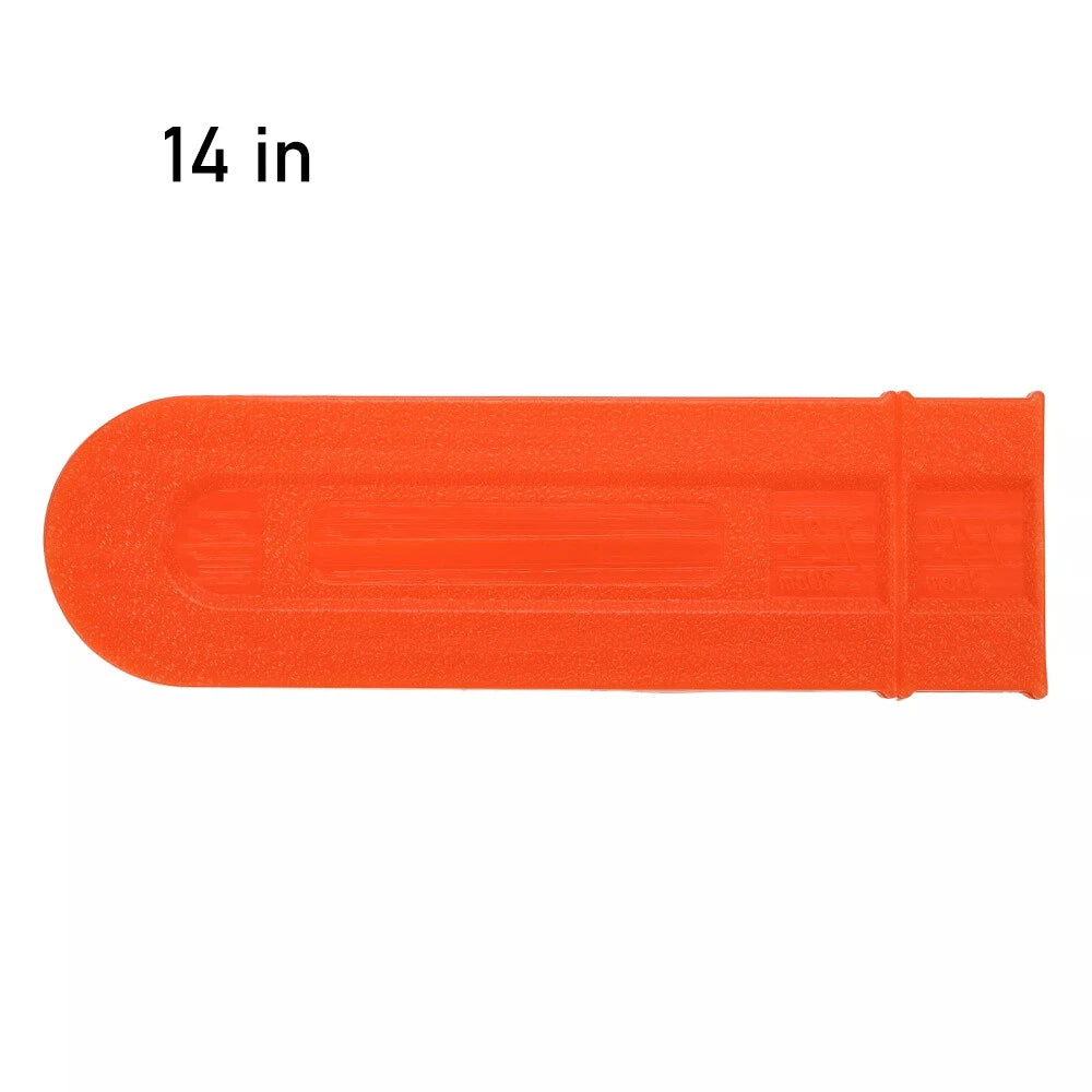 Chainsaw Chain Bar Cover for 14" Models (Protective Shell, Orange)