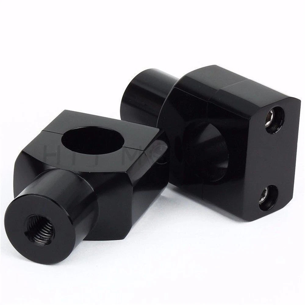 1" Black Handlebar Risers for Harley Davidson Sportster Softail (US)