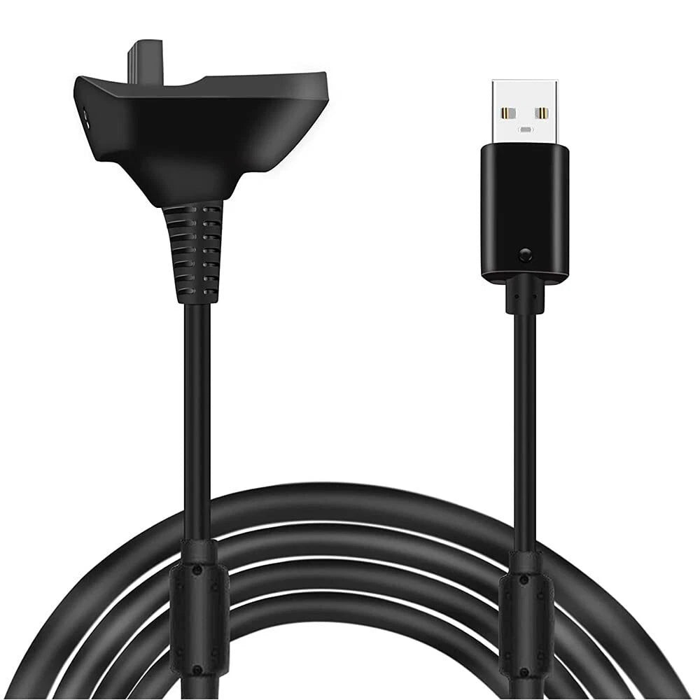 USB Charging Cable 1.8m for Xbox 360 / 360 Slim (2005–2013)