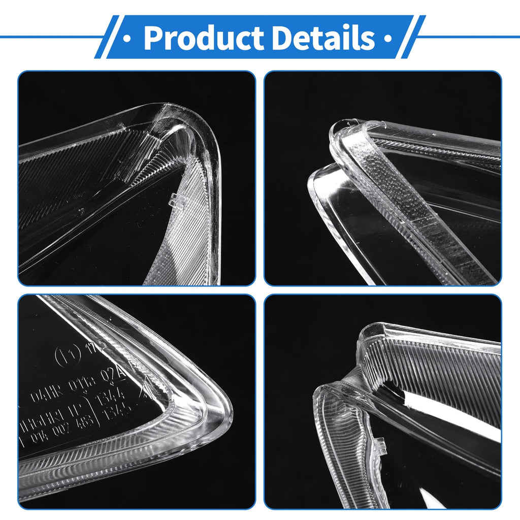 1 Pcs Headlight Lens Cover for Mazda 6 (2003–2008) PC Clear
