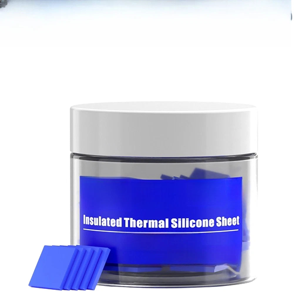 D100 Silicone Grease Pad for CPU Chip Mounting (1.2x1.2x0.15cm)