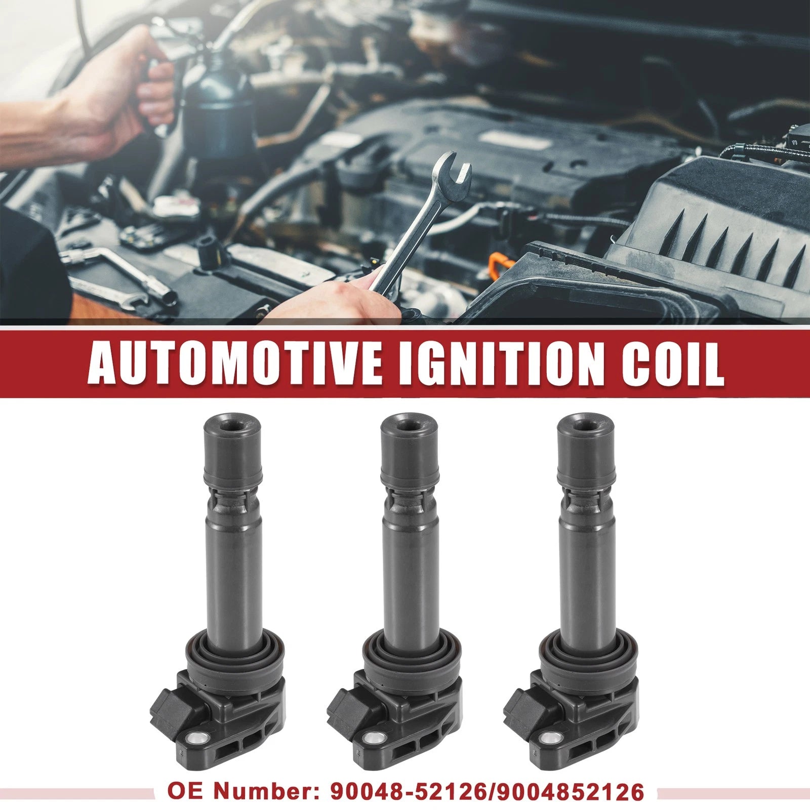 3 Pcs Ignition Coil for Toyota Duet Replacement (2000–2016)