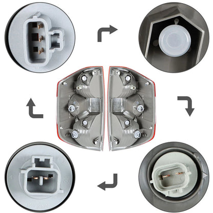 Tail Light Assembly Set for Toyota Tundra TRD (2014–2015) Right + Left Halogen