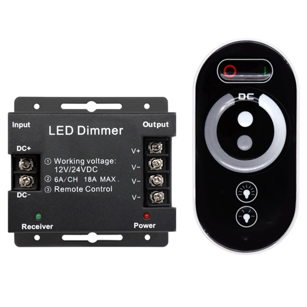 Flexible RGB Controller for LED Strips with Touch Remote Functionality