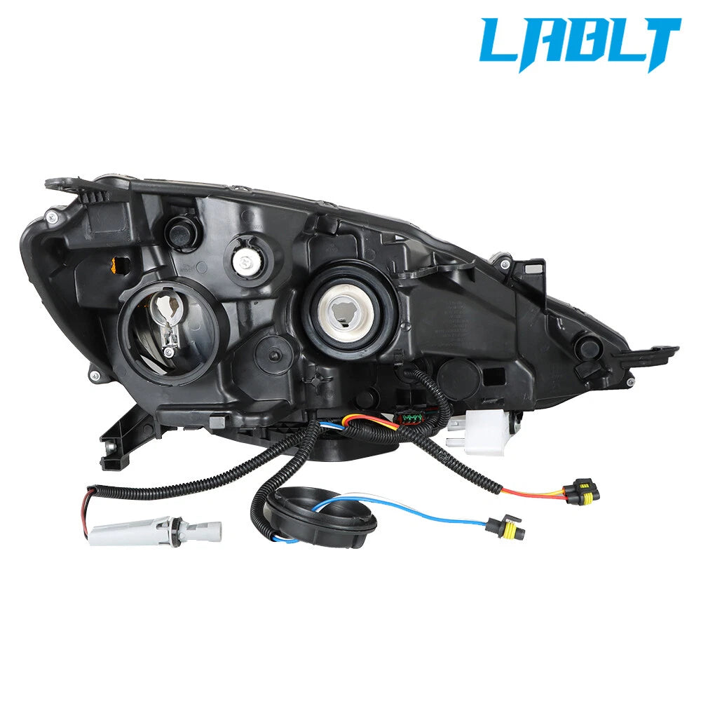 Driver Side Headlight for Nissan Sentra (2016–2018) Chrome Halogen