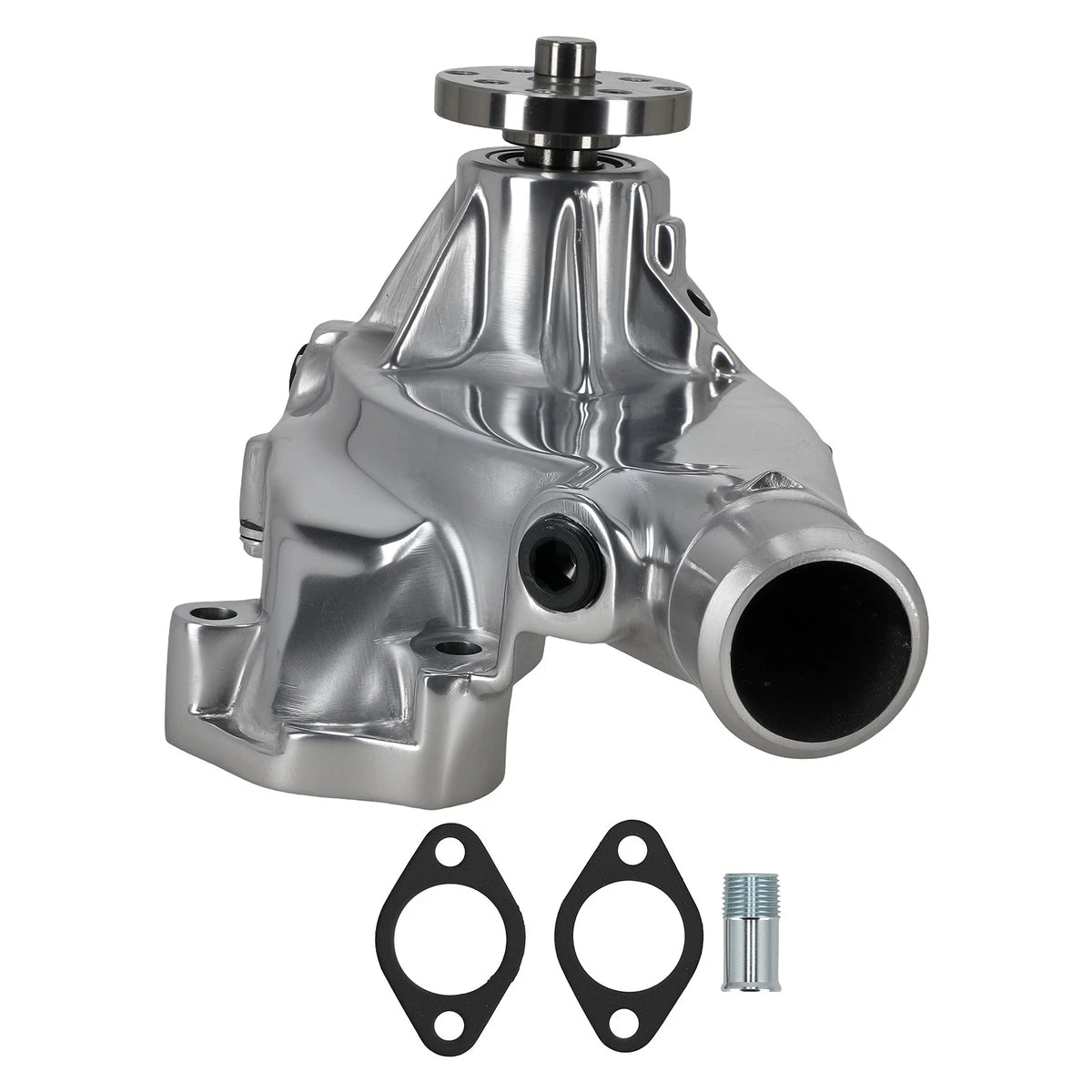 Short Water Pump for Big Block Chevy BBC 396 454 502 (Polished, High Volume)