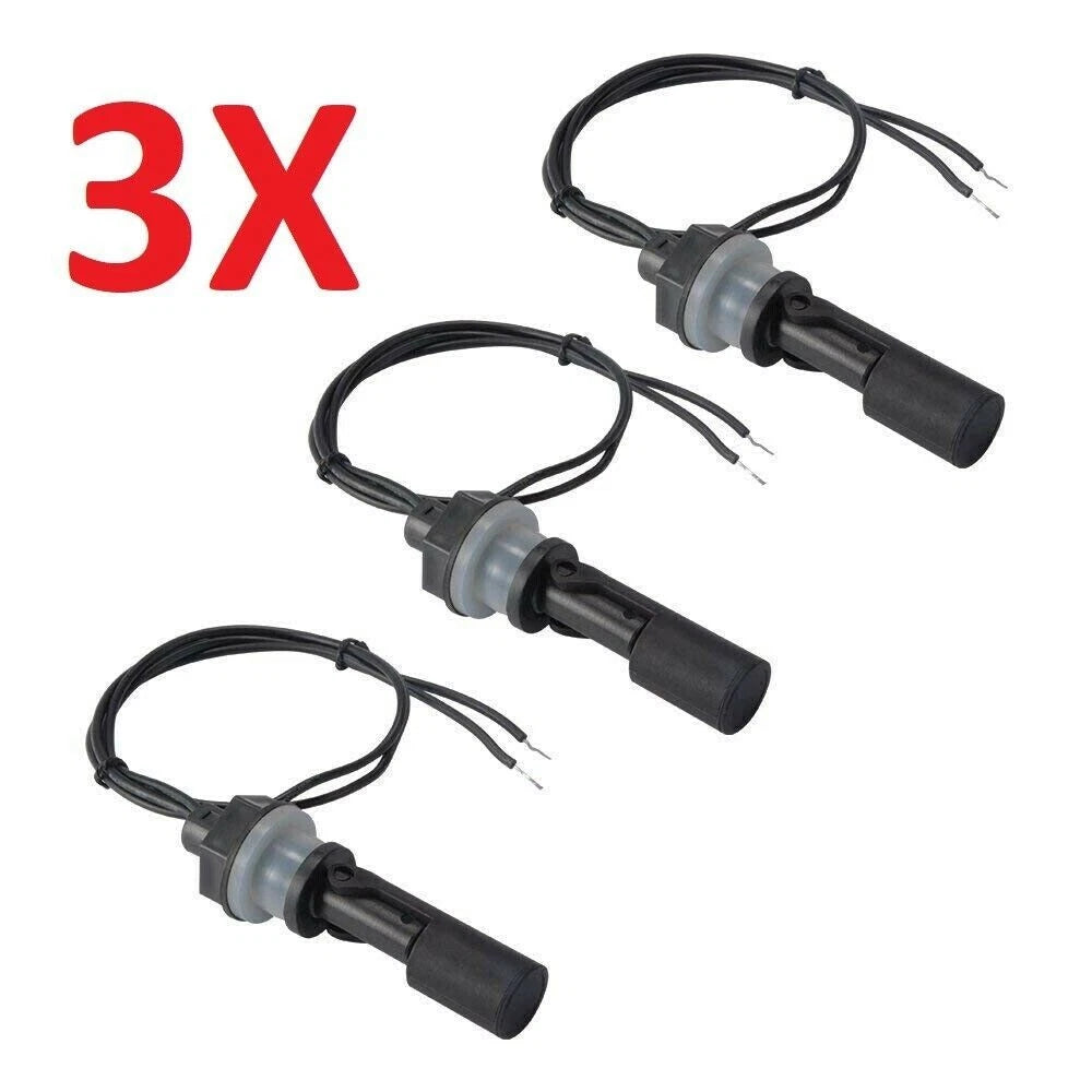 3X Liquid Water Level Sensor Horizontal Float Switch for Tank Pool Fuel Tanks