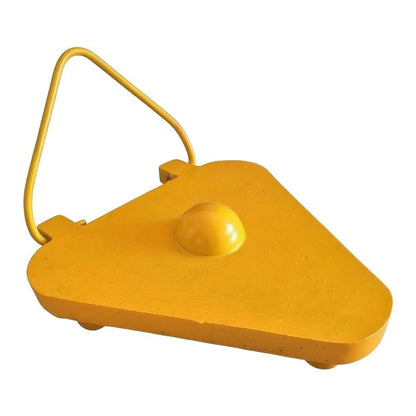 Leveling Rod Pad for Outdoor Construction Sites - Wear-resistant Cast Iron