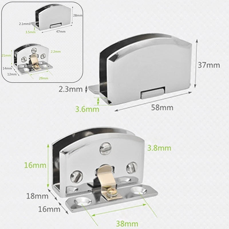 Glass Hinge Parts for Household Display Cabinets (Home Use)
