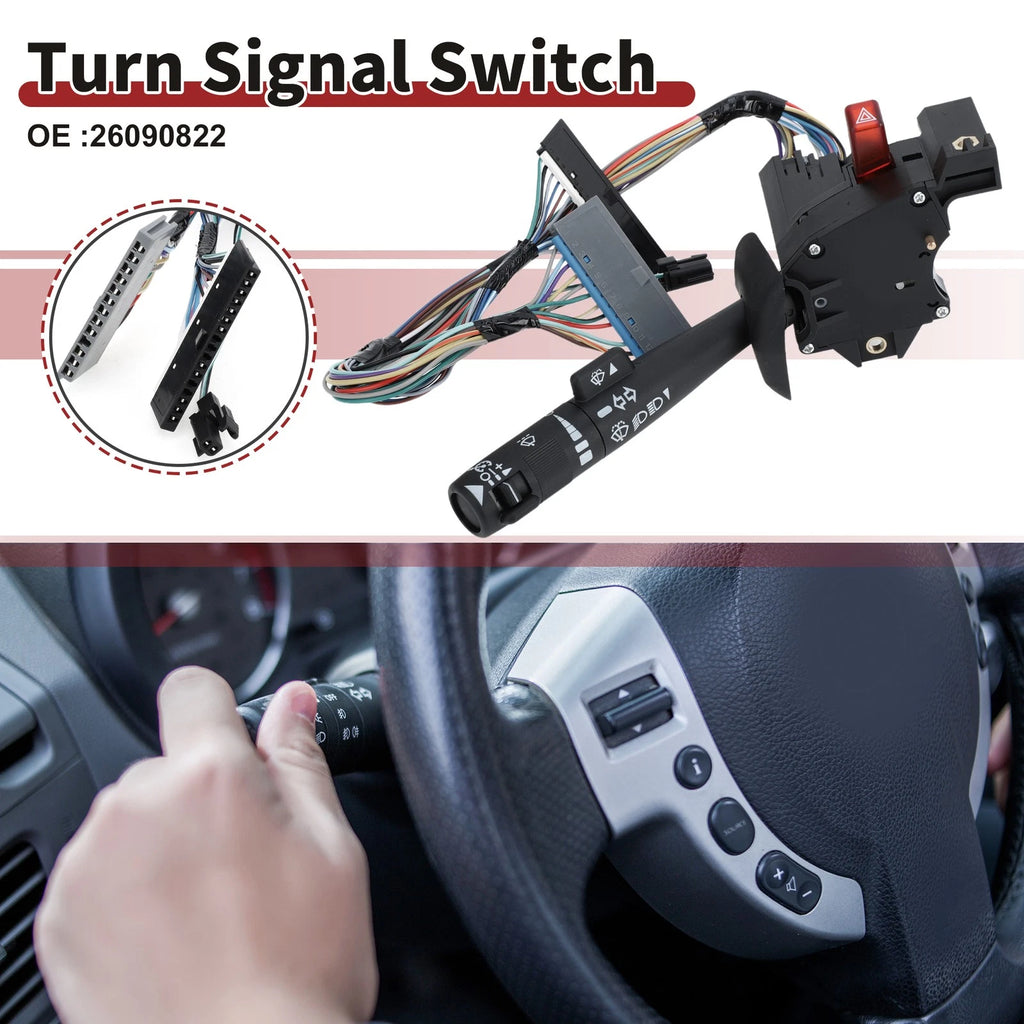 Steering Column Turn Signal Switch Lever Replacement for Chevrolet C4500 C5500 (1997–2010)