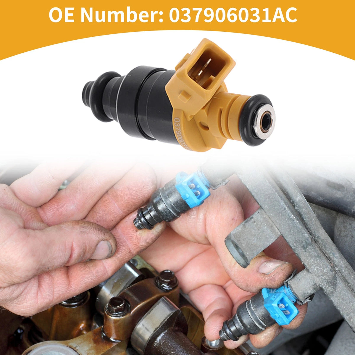 1 Pc Fuel Injector No.037906031AC for Audi A4 A6