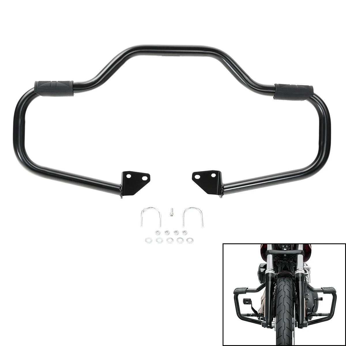 Mustache Engine Guard Crash Bar for Harley Dyna Super Glide (2006–2017)