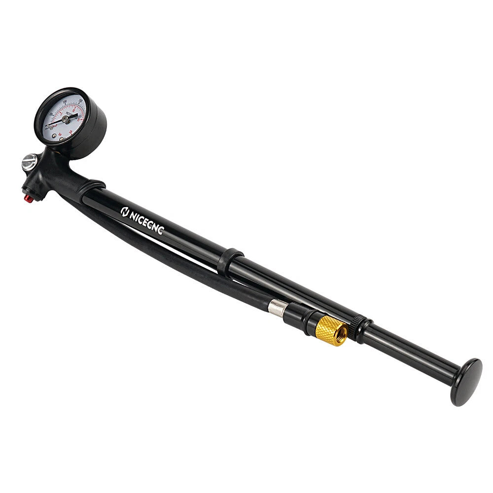 Suspension Fork Air Shock Pump for ATV UTV Motorcycle (Universal)