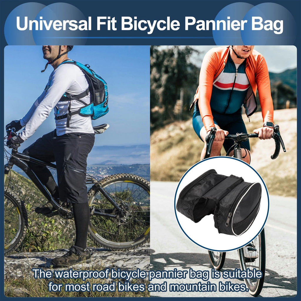 Bike Frame Bag Waterproof Bicycle Front Frame Organizer for Universal Bike