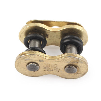 1 Pcs DID Motorcycle 525HV Master Chain Connector Link O-rings Gold for Honda
