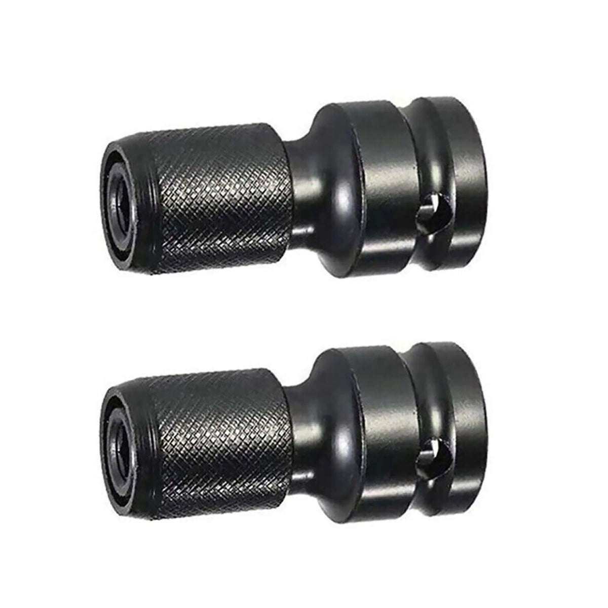 2Pcs Quick Release 1/2" Square to 1/4" Hex Socket for Impact Wrench