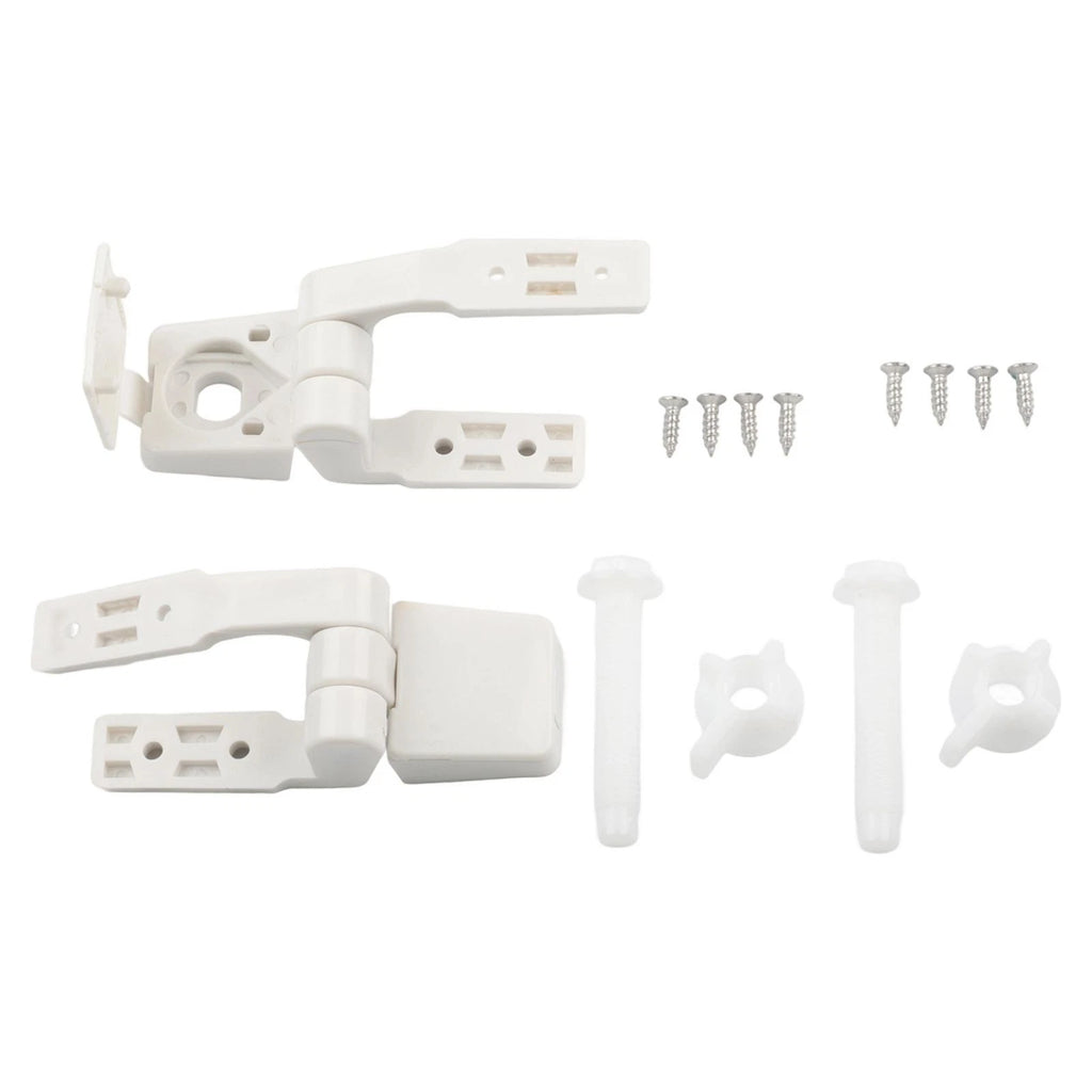 Toilet Hinge Kit for - Plastic Construction, Tools Included