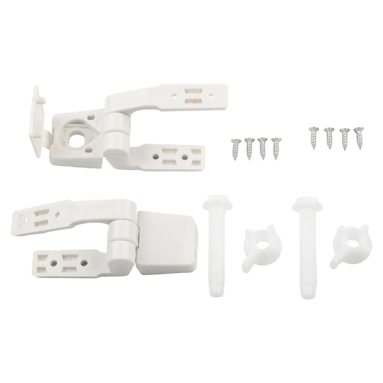 Toilet Hinge Kit for - Plastic Construction, Tools Included