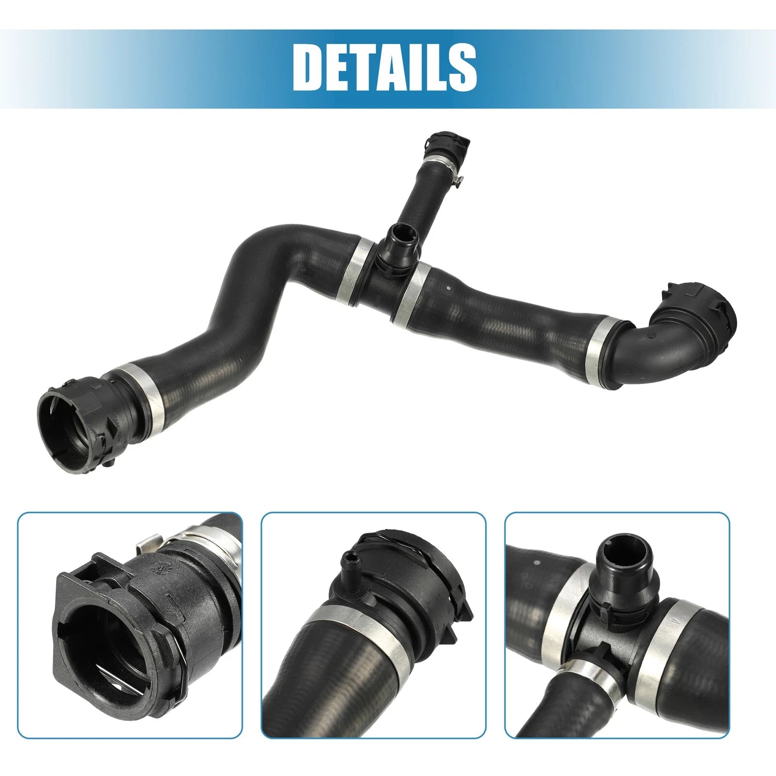 Engine to Engine Cooler Pipe Hose for BMW 118i 120i (2012–2013, 2006–2012)