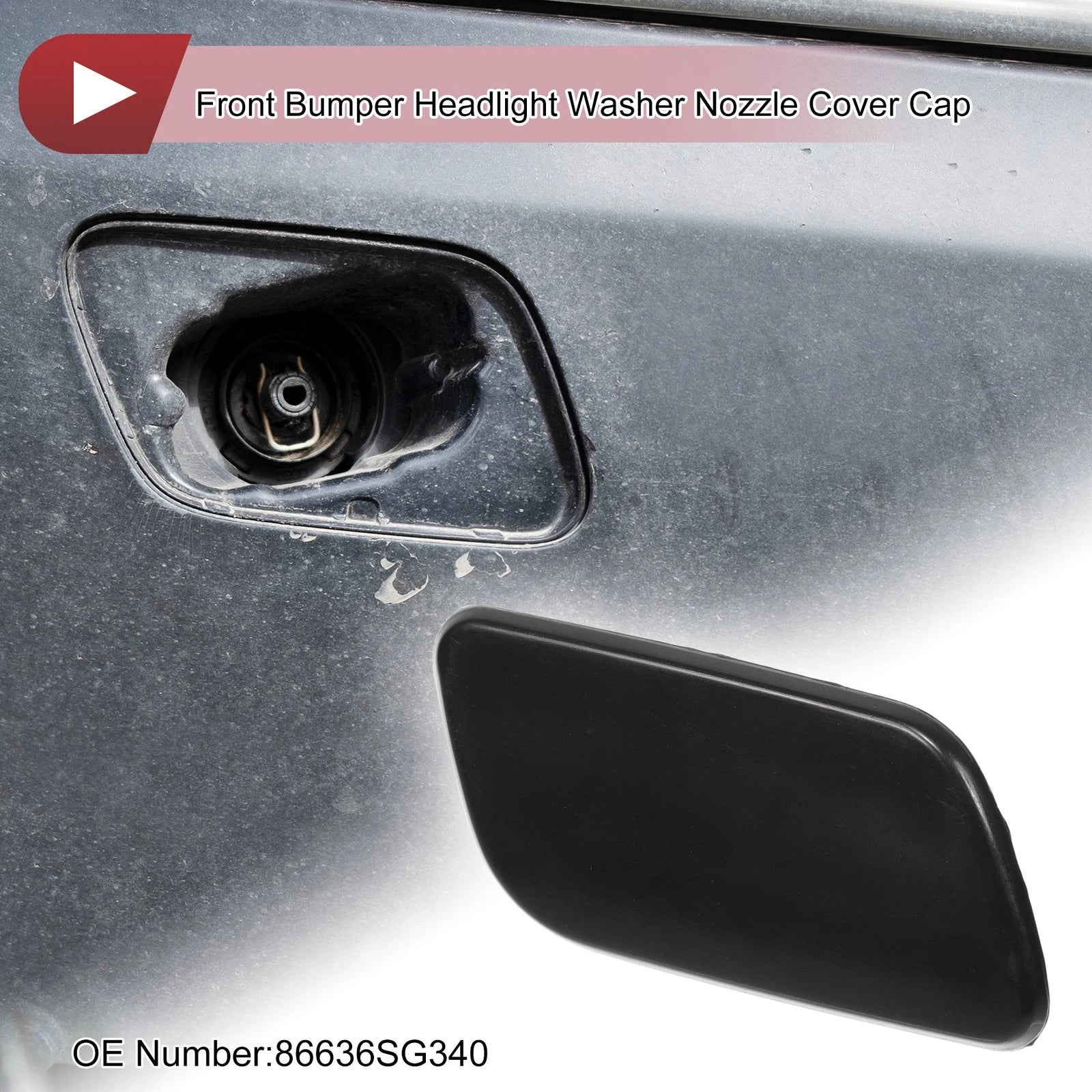 Front Right Washer Nozzle Cover Cap for Subaru Forester (2016–2018)