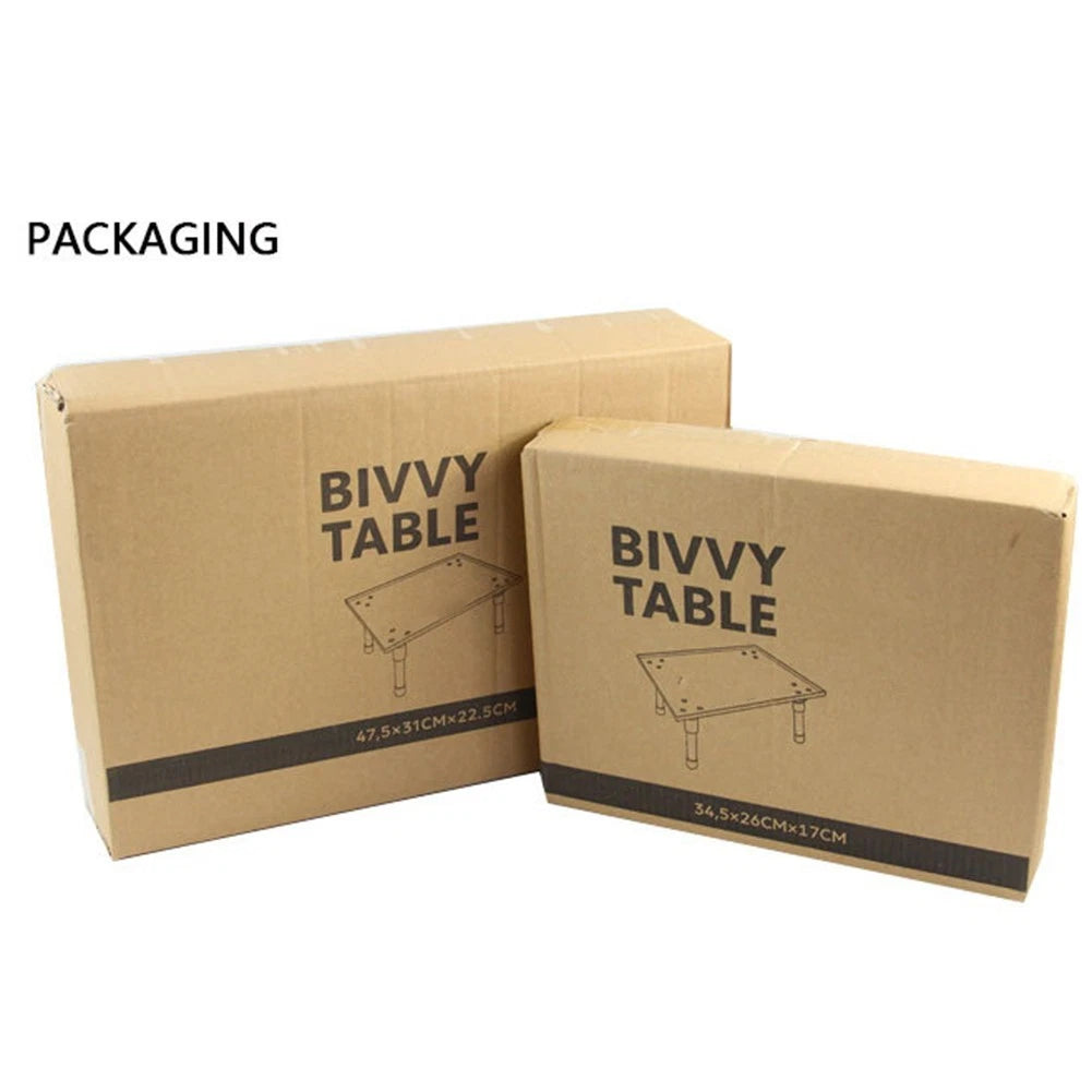 Lightweight Carp Fishing Bivvy Table with Adjustable Aluminum Legs