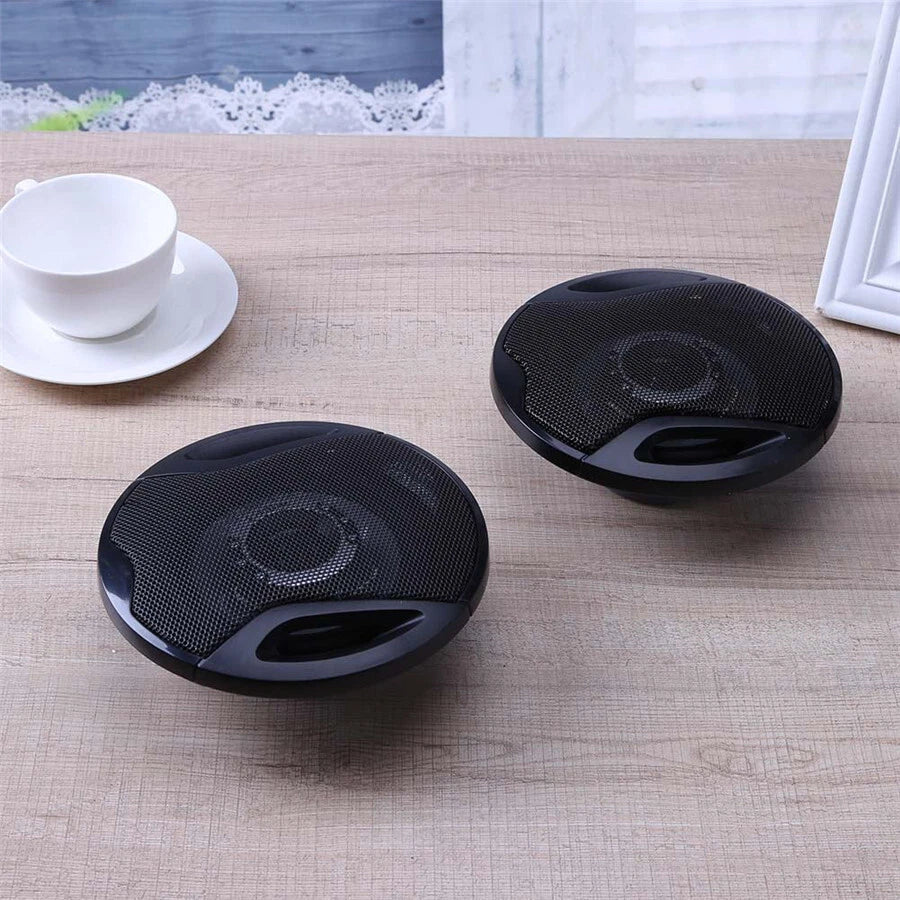 2Pcs 6.5" Coaxial Car Speakers for Universal Fit (12V 400W 90dB)