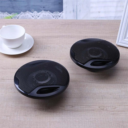 2Pcs 6.5" Coaxial Car Speakers for Universal Fit (12V 400W 90dB)