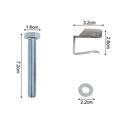 Car Installation Kit Bolt U-Nut Hardware Kit Good Quality Iron Part Name: U-Nut