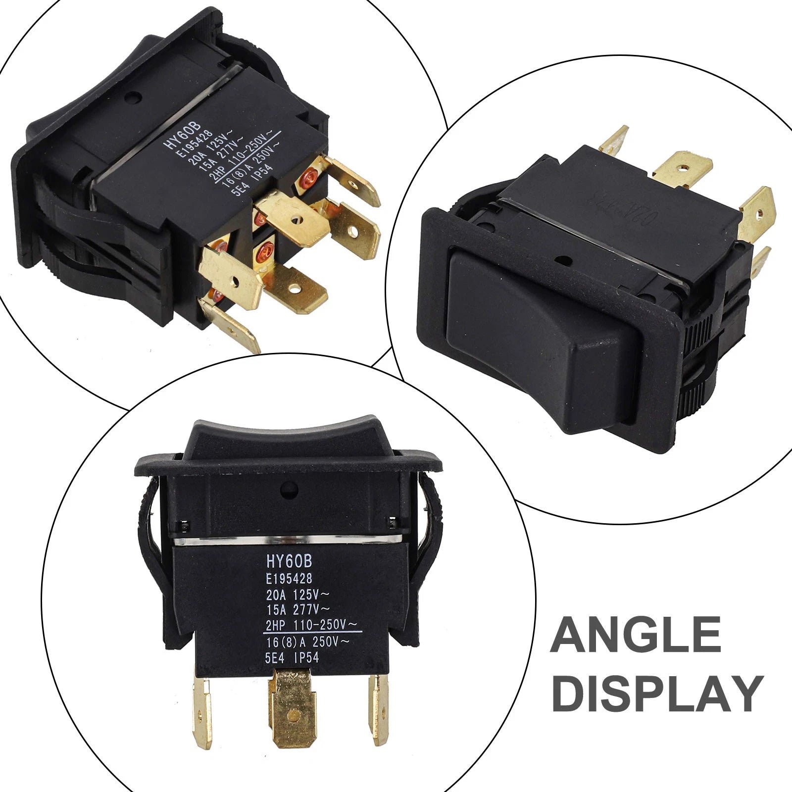 Rocker Switch for Appliance Control (HY60B)