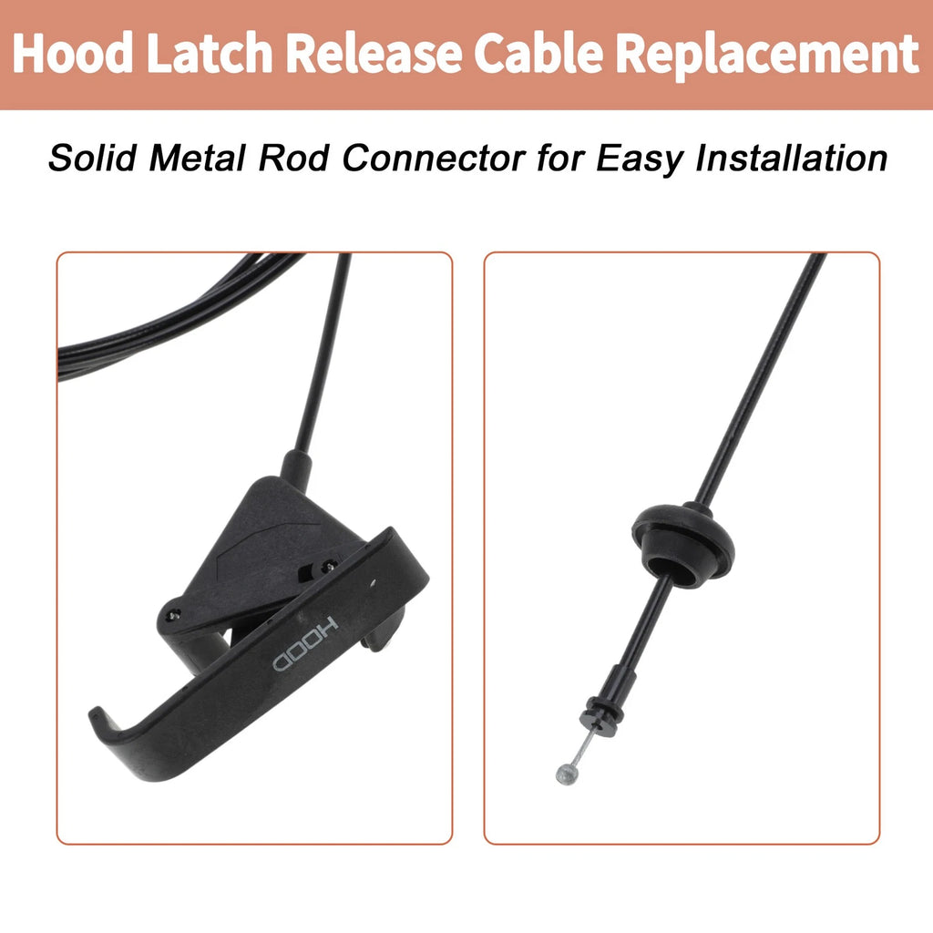 Front Hood Latch Release Cable for Dodge Dakota Durango (1997–2004) No. 55256496